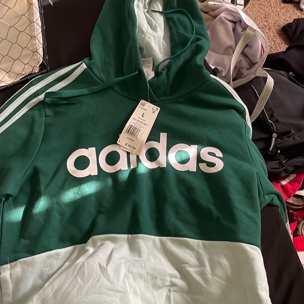 adidas green sweatshirt